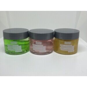 Global Beauty Care Gel Face Mask-3 Pack- 1 Ea- CUCUMBER,GOLD & ROSE 50mL/1.7 Oz
